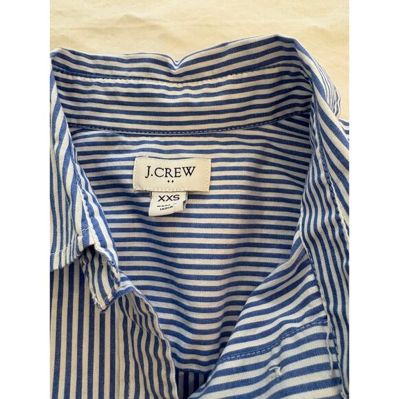J Crew women Sleeveless Button Up Collard Shirt Size XXS - Picture 2 of 3